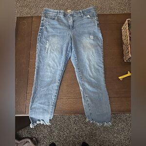 Democracy Light Blue Ankle Jeans